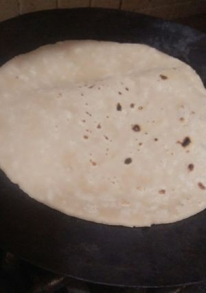 A picture of Chapati ya phulka.