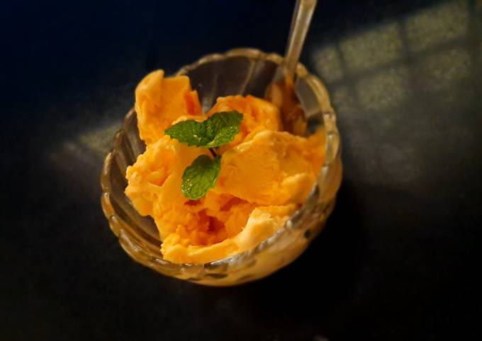 Simple Way to Prepare Favorite Mango Ice cream
