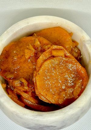 A picture of Candied “Yams" (Vegan).