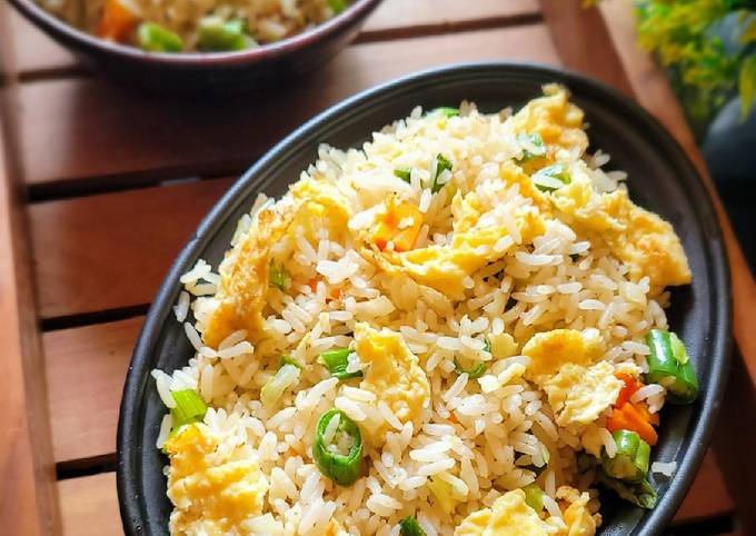 Egg fried rice Recipe by Anitha (Annie) - Cookpad