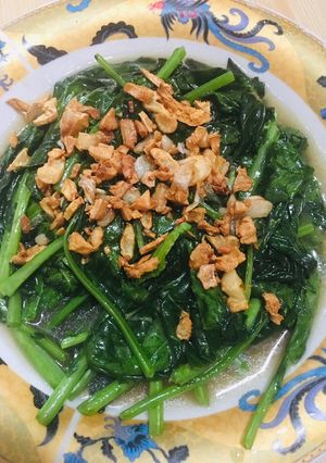 Foto resep Kailan cah bawang putih