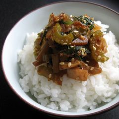 A picture of Celery & Bamboo Shoot ‘Tsukudani’.