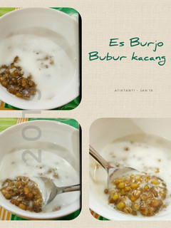 Foto resep 01. Bubur kacang ijo siram santan