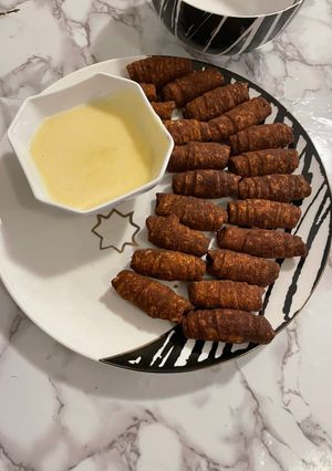 صورة لوصفة كرواسون السويتز بصوص الجبنه