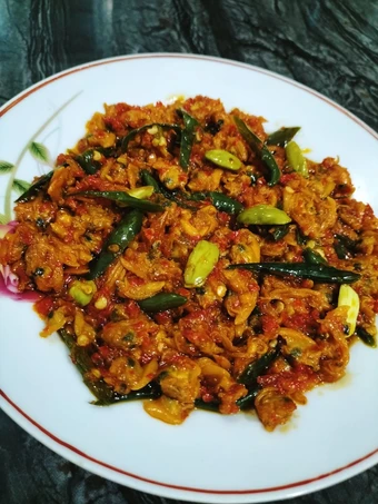 Recipe Sambel kepah asin + pete the Awesome  So Delicious