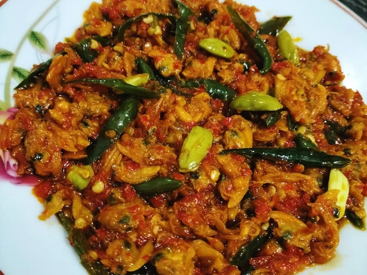 Easy Steps Prepare Recipes Sambel kepah asin + pete the Delicious Appealing.