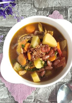 Foto resep Soup Kacang Merah Campur