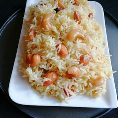 A picture of Dry fruits pulao.