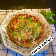 A picture of Hash brown pizza in Pan:.