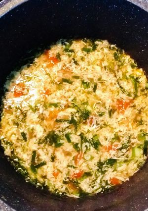 Hình của món Canh Cà Trứng.