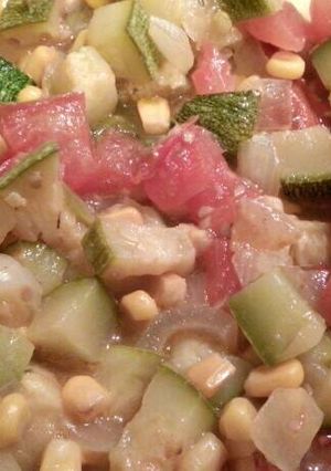Una foto de Verduras en mantequilla