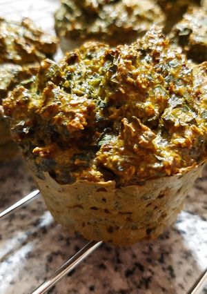 Una foto de Muffins de Espinaca