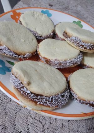 Una foto de Alfajores de maicena