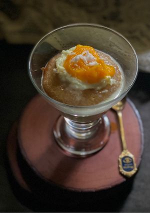 A picture of Coconut Rabdi.