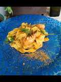 Fettuccine with Asparagus and Langoustines