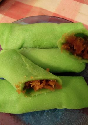 Foto resep Dadar gulung inti kelapa