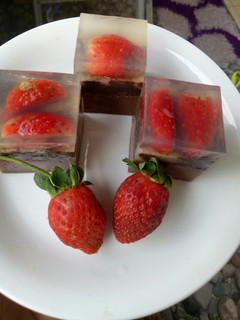 Foto resep Puding Strawberry Oreo Coklat