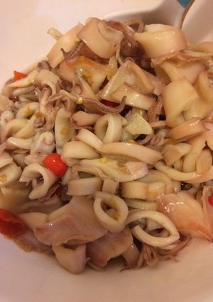 Foto resep Tumis Cumi Asin