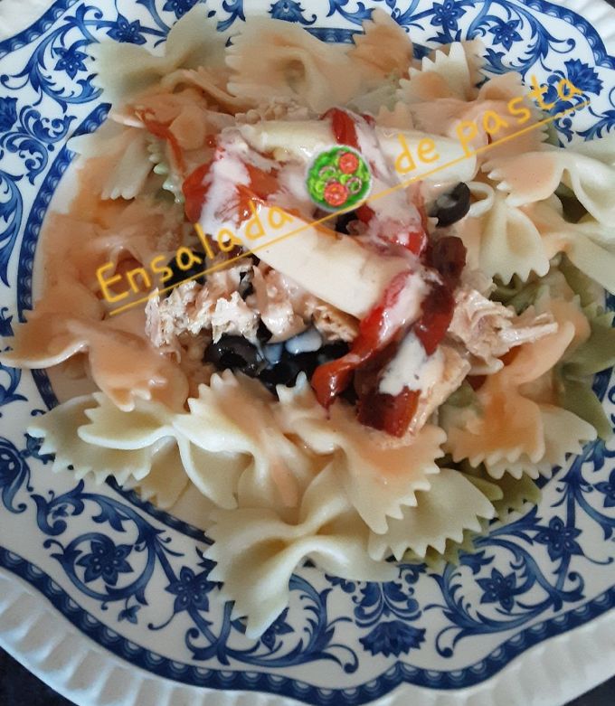 Foto principal de Ensalada🥗 de pasta templada