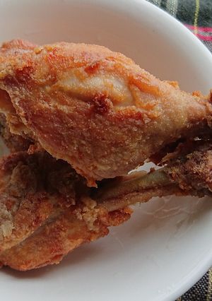 Hình của món Tỏi gà chiên giòn.
