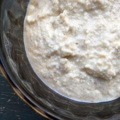 A picture of Tangy Horseradish Cottage Cheese Dip / Spread.
