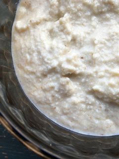 A picture of Tangy Horseradish Cottage Cheese Dip / Spread.
