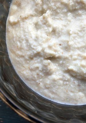 A picture of Tangy Horseradish Cottage Cheese Dip / Spread.