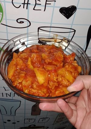 Foto resep Ayam goreng tepung sambal asam pedas manis