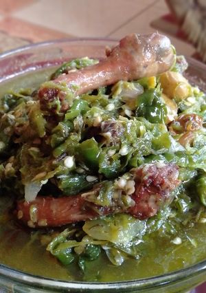 Foto resep Samba lado hijau hati ampela