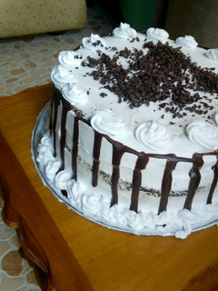 A picture of Blackforest cake.