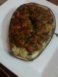 Berenjenas rellenas estilo medio oriente. Apto DMA #F3