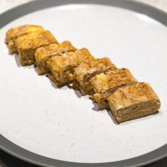 A picture of Tamagoyaki Japanese Omelette.