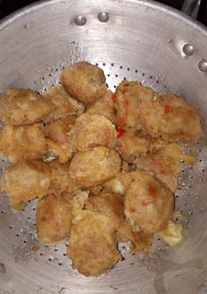 A picture of Yam Balls.
