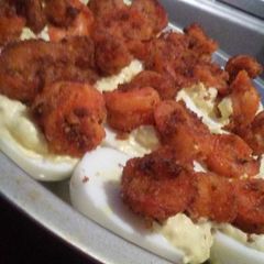A picture of Shrimp Deviled Eggs.