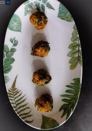 A picture of Methi bites.