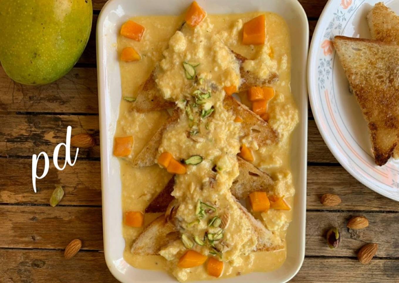 Healthy Mango Shahi Tukda