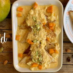 Healthy Mango Shahi Tukda A picture of Healthy Mango Shahi Tukda.
