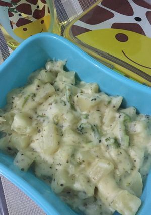 Foto resep Bekal anak - Kentang brokoli keju