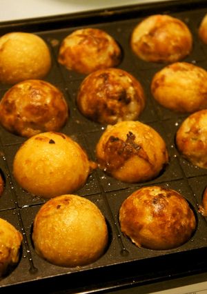 A picture of Our Homemade Takoyaki with All-Purpose Flour.