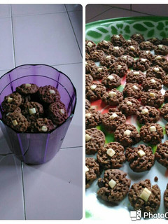 Foto resep Kue kering coklat kenari-kacang