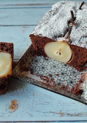 Foto di Plumcake cioccolato e pere