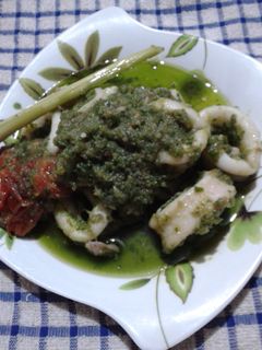 Foto resep Cumi sambal cabe ijo praktis