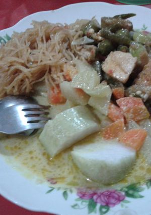 Foto resep Lontong sayur medan