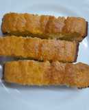 Budín de coco y vainilla