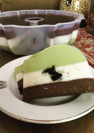 Foto resep Puding Alpukat Oreo Coklat