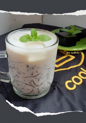 Foto resep Milky jelly grass