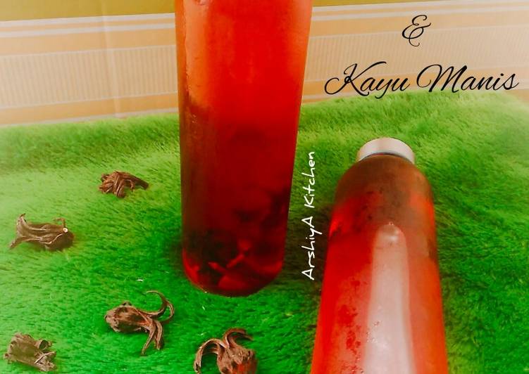 Resep Infused Water Teh Rosella &amp; Kayu Manis, Enak Banget