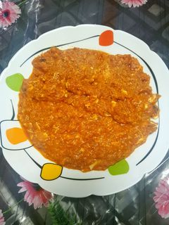 عکسی از دستور املت گوجه