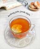 Wedang jahe jeruk nipis
