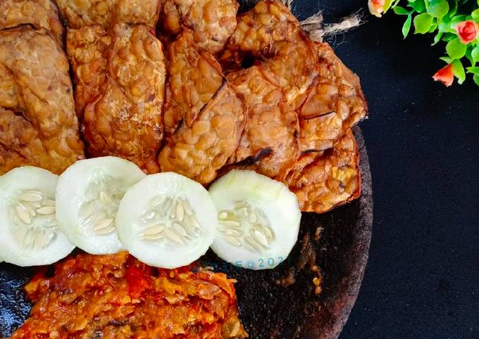 Tempe Goreng Sambal Tomat